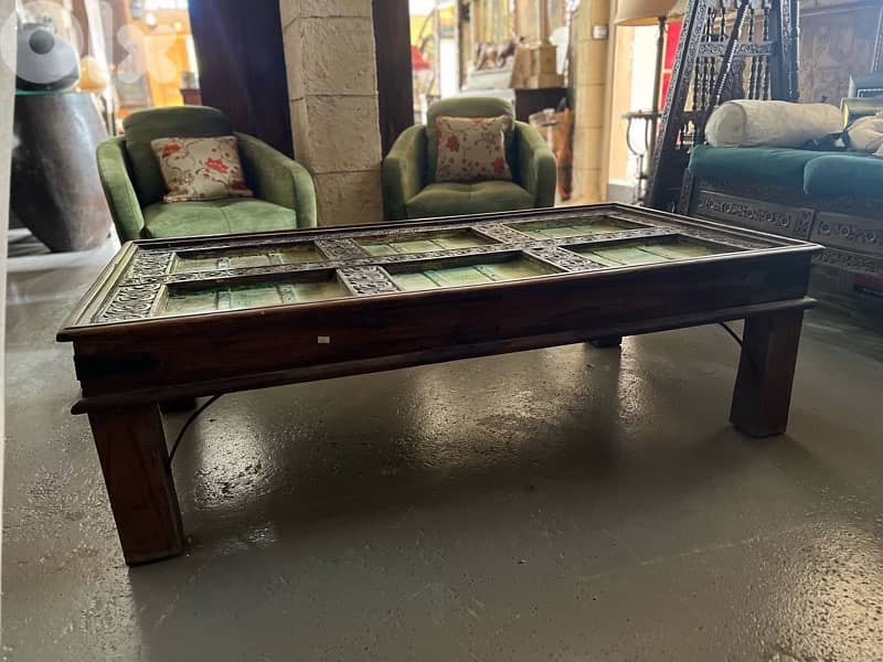 teak maseef table old door 10