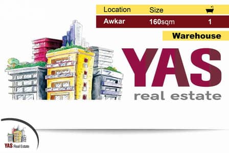 Awkar 160m2 | Warehouse | Mezzanine | Ideal Location | MJ |