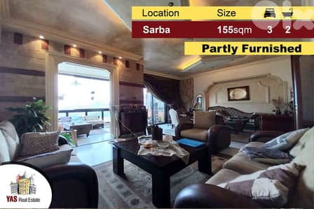 Sarba 155m2 | Partly Furnished | Renovated | Partial View | YV/AC |
