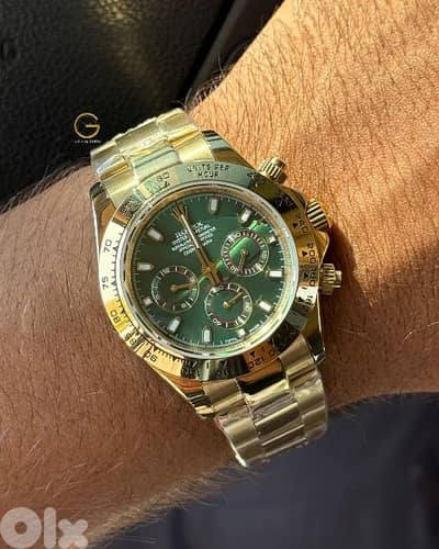 Rolex Daytona Gold Green Dial
