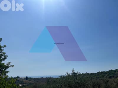 HOT DEAL, Land + open sea view 4 sale in Jbeil / Chikhan -شيخان/ جبيل