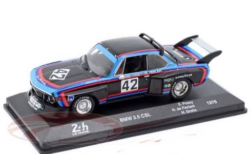 BMW 3.5 CSL (Le Mans 24h 1976) diecast car model 1;43.