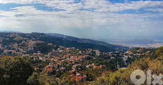 WONDERFUL LAND IN BROUMANA PRIME  (700Sq) WITH VIEW, (BR-319)