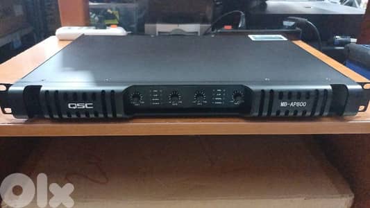 qsc amplifier 4ch 1500w x4 new in box