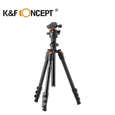 K&F Lightweight BI234M Tripod with Ball HeadOR Video Head