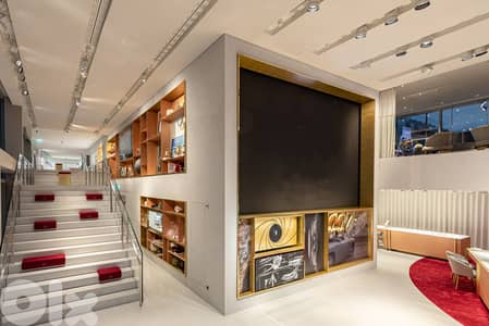 NEW SHOP IN HAMRA PRIME (60SQ) TWO FLOORS , (HA-199)