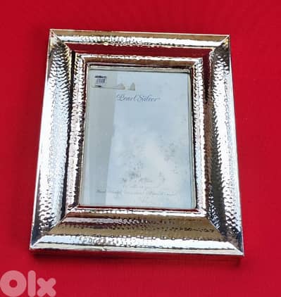 Pearl Silver Plated Picture Frame