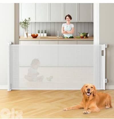Retractable Baby Gates 150W x 85.6H centimetres /4$ delivery.