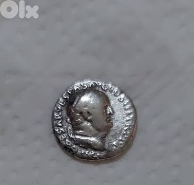 Ancient Roman Titus Ceaser Silver Coin Denarius year 70 AD