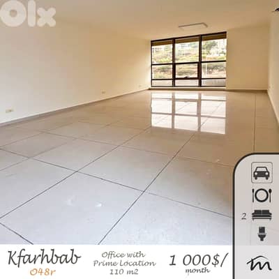 Kfarehbab | Building Age 10 | Brand New 110m² Office | Prime Location