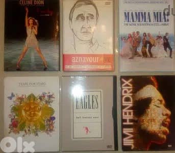 musical dvds concerts & video clips starting 7$ check list