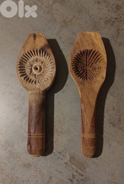 hand carved butter molds