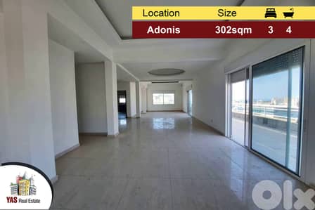 Adonis 302m2 | Specious Apartment | Well Lighted | Sea View | CH |