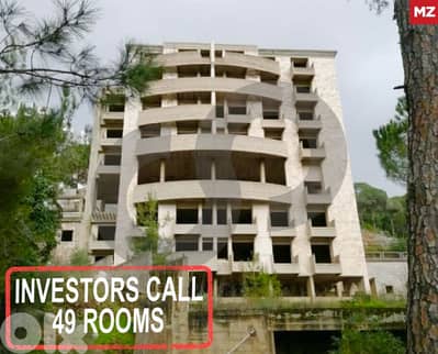 REF#MZ107739 . Hotel / UNDERMARKET in Broummana/ Metn/ 49 rooms