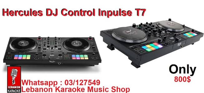 Hercules DJ controller inpulse T7