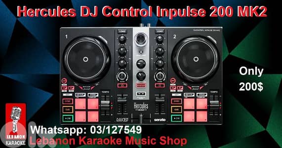 Hercules DJ controller inpulse DJ 200 MK2