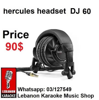 DJ headphones - Hercules DJ 60