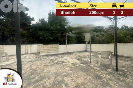 Sheileh 200m2 | 200m2 Terrace | Prime Location | Mountain view | EL |