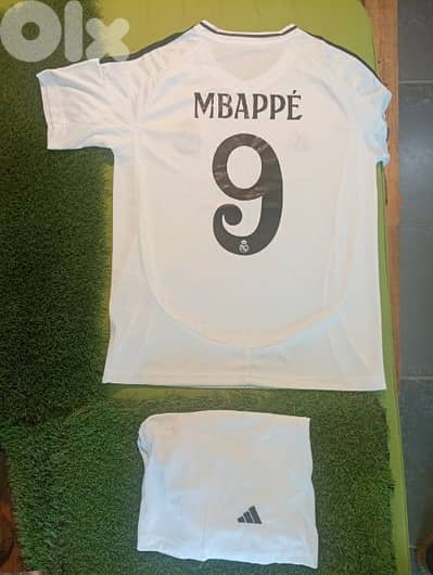 Real Madrid Mbappe Home football Shirt & Short 2024-25