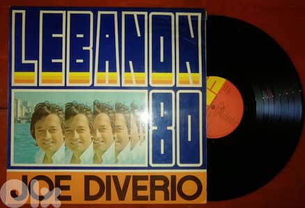 Joe Diverio "Lebanon 80" vinyl gatefold cover vg  vinyl vg