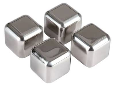 stainless steel ice cubes