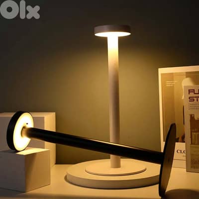 Modern Table Lamp, 2-Level LED Light, Aluminum Body