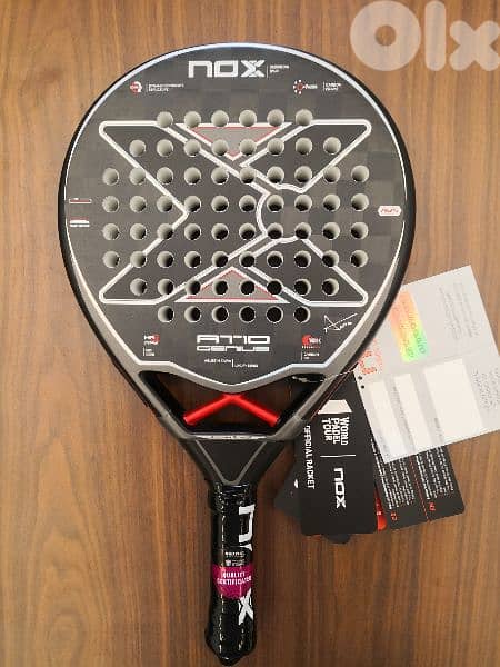 NOX New padel Racket AT10 Genius 18K 4