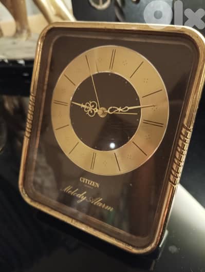 Vintage Citizen Quartz Melody Alarm Clock QKM-875
