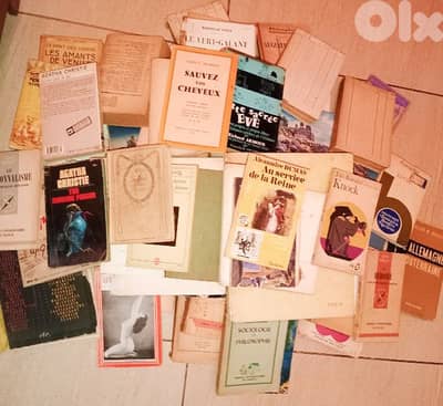 vintage French books