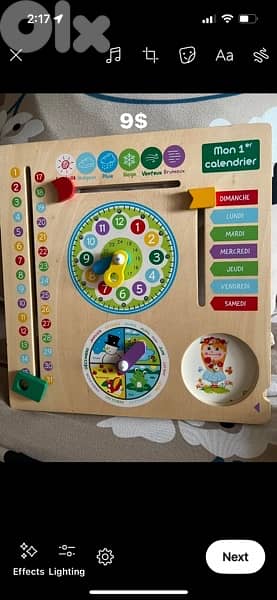 educatif wooden ABC 123 toys, mon 1er calendrier