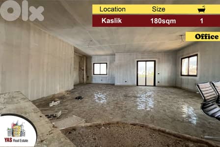 Kaslik 180m2 | Office | New | Prime Location | EH |