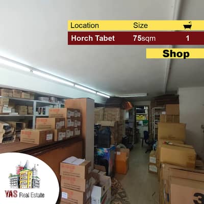 Horsh Tabet 75m2 | Shop | Well Maintained | Prime Location | AA |