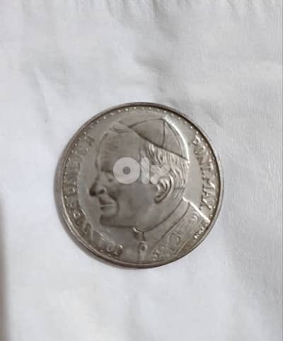 Pope Jean Paul II Memorial Silver Plated Coin
