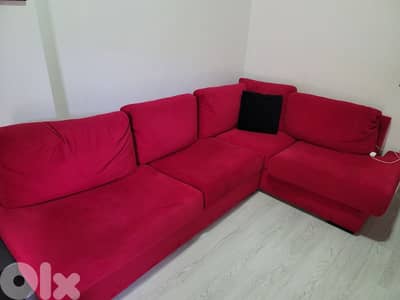sofa and table