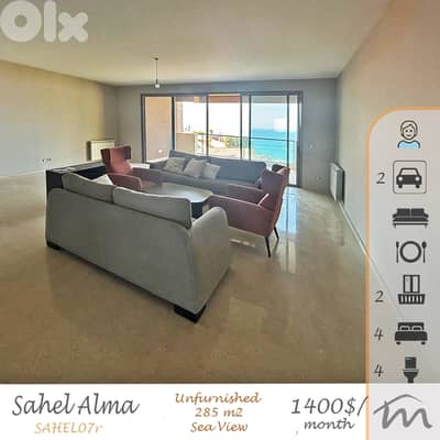 Sahel Alma | Brand New 4 Bedrooms Apartment | Open Sea View | Catch