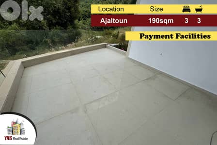 Ajaltoun 190m2 | 30m2 Garden | Prime Location | View | Luxurious | AC