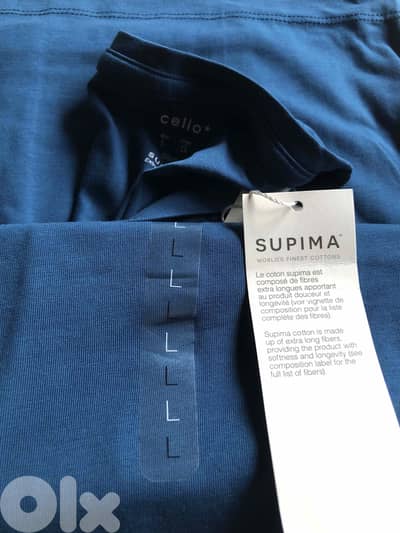 Celio Original Men's T-Shirt SUPIMA, (Petrole size L ) 35$