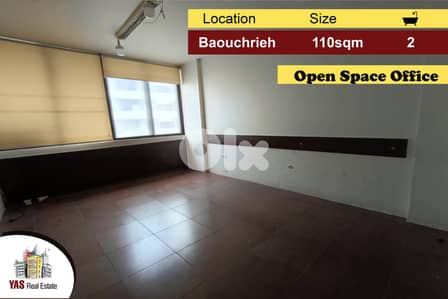 Baouchrieh 110m2 | Office | Open Space | Prime Location | AA |