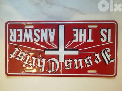 car or room decorative Liscence tin plate