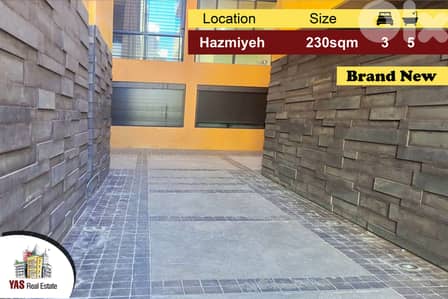 Hazmiyeh 230m2 | 100m2 Rooftop | 70m2 Terrace | Brand New | PA |