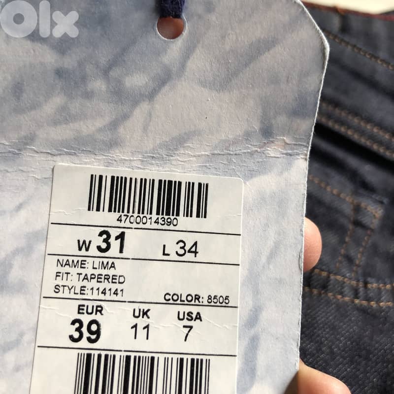 Salsa Jeans Original Tapered Lima Rinse Wash W31 L34 4