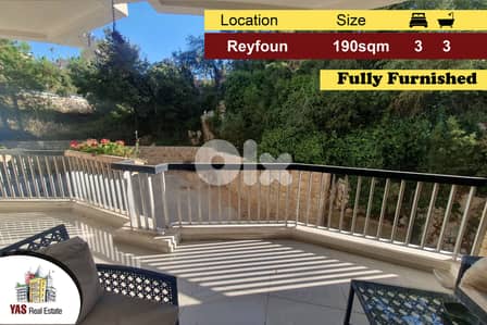 Reyfoun 190m2 | Fully Furnished | Calm Area | Prime Location | KH |