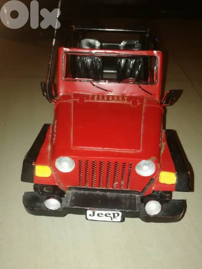 Jeep Wrangler hand made metallic diecast 39*17 cm