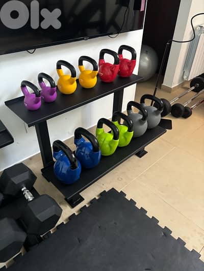 kettle bell stand