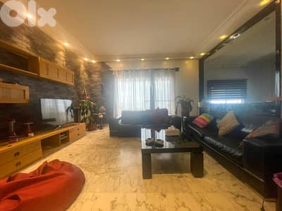 200 SQM Semi Furnished Apartment in Biyada, Metn with Panoramic View