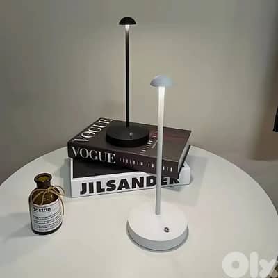 Mushroom Table Lamp, Warm LED, USB Charging, Modern Design