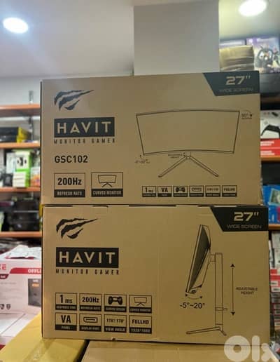 Havit 27” 200hz curved gaming monitor
