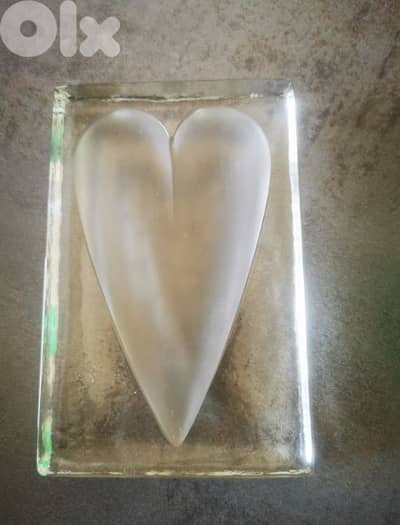 heart shaped ashtray