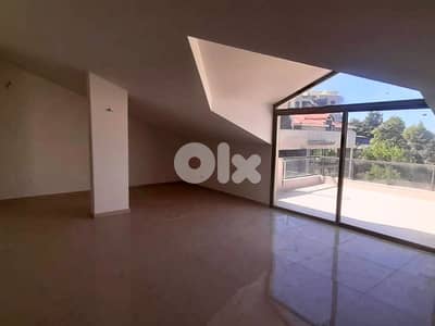 L16337-Duplex With a Large Terrace For Sale in Bsalim