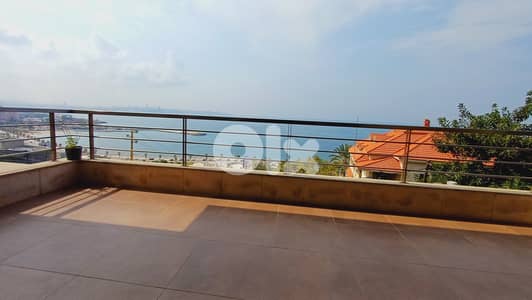 Apartment for sale in Dbayeh/Amazing View/ Decorated/ Furnished